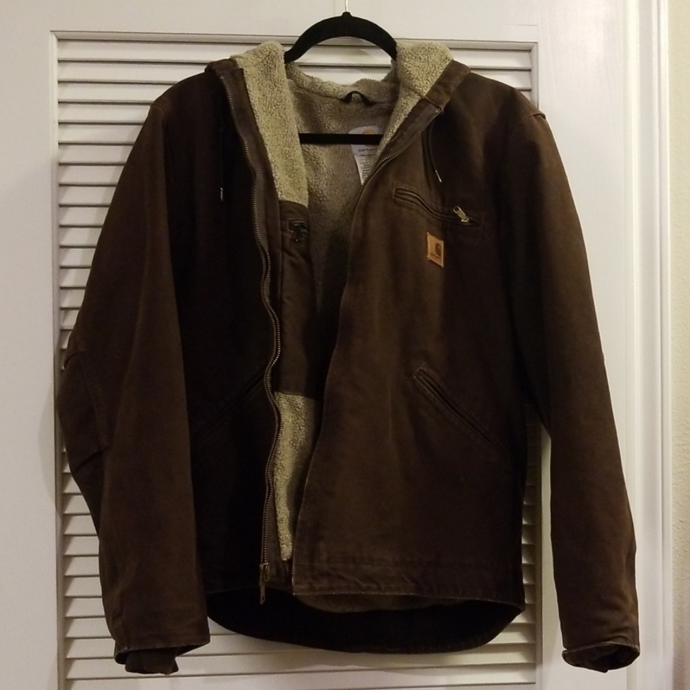 Brown Carhartt Jacket size M